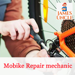 Mobike Repair mechanic Mr. Shantu Halder in Sonarpur